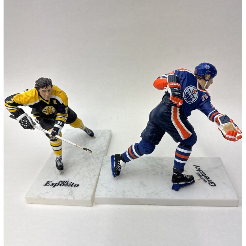 2004 NHL  McFarlane Legends Loose Bruins-Oilers  Phill Esposito & Wayne Gretzky - Picture 7 of 9